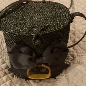 Black gold stirrup bucket purse. Brand new. Never used.